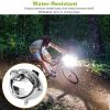 Vintage Bicycle Front Headlight Retro Metal Chrome Silver Shell Bright Bike LED Light Night Riding Safety Cycling